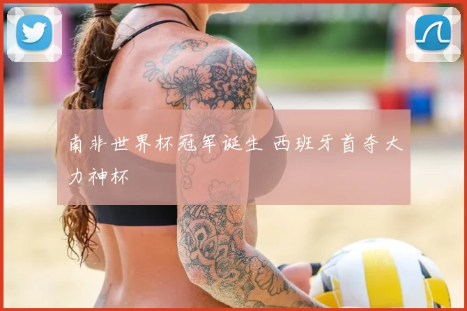 南非世界杯冠军诞生 西班牙首夺大力神杯